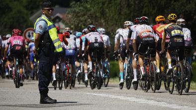 Nevarno: na dirki krava prečkala cesto tik pred glavnino