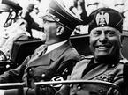 Adolf Hitler in Benito Mussolini