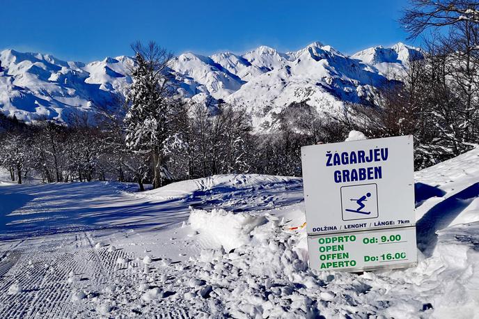 Vogel | V teh dneh obratujejo skoraj vsa slovenska smučišča. Odprt je tudi Žagarjev graben na Voglu, s sedmimi kilometri najdaljša smučarska proga v Sloveniji.  | Foto Vogel Ski Center
