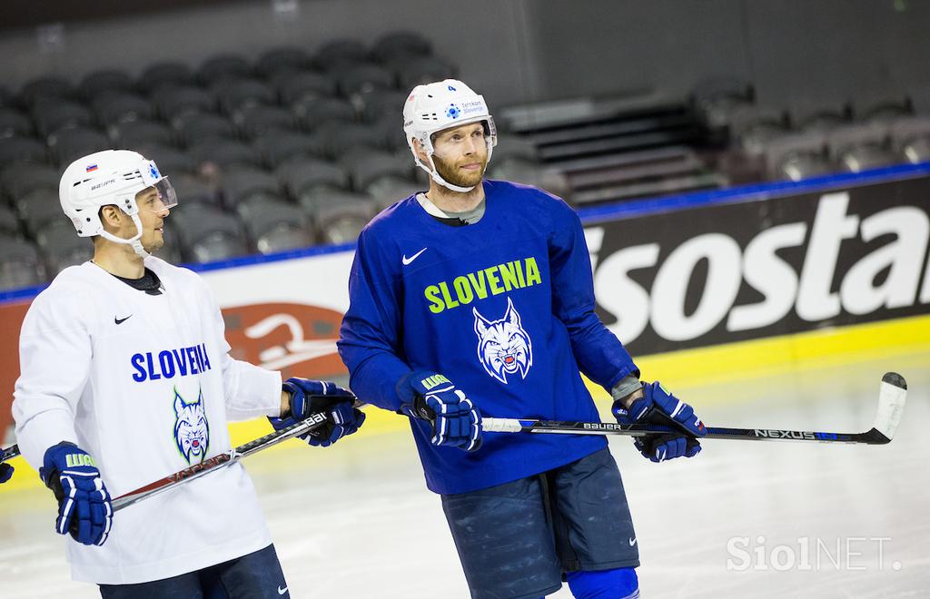 slovenska hokejska reprezentanca trening