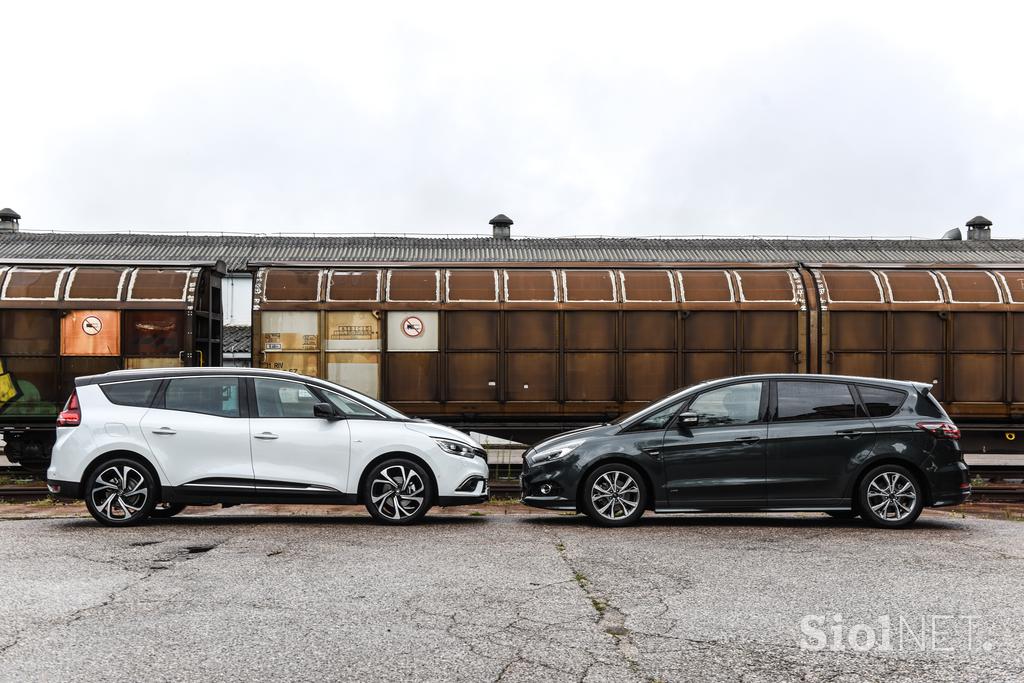 Renault grand scenic in ford s-max