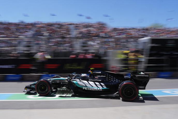 Montreal Kimi Antonelli Mercedes | Vodilni v letošnjem prvenstvu Kimi Antonelli je bil najhitrejši na edinem prostem treningu. | Foto Reuters
