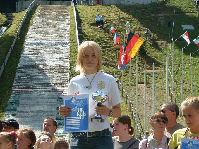 Monika Pogladič tekma Nemčija | Foto: osebni arhiv družine Pogladič