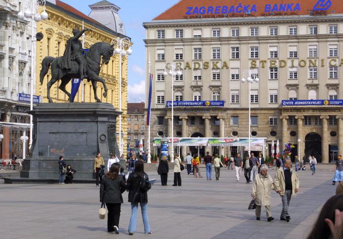 Zagreb, trg bana Jelačića | Foto: Bojan Puhek
