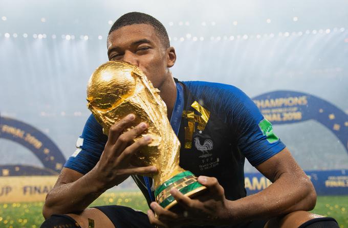 Kylian Mbappe je bil proglašen za najboljšega mladega nogometaša na svetovnem prvenstvu. | Foto: Guliverimage/Getty Images