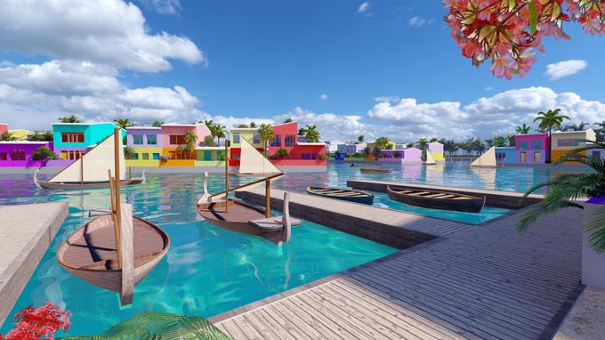 Novo mesto bo zgrajeno do leta 2027, zaenkrat ima le delovno ime "Maldives Floating City". | Foto: waterstudio