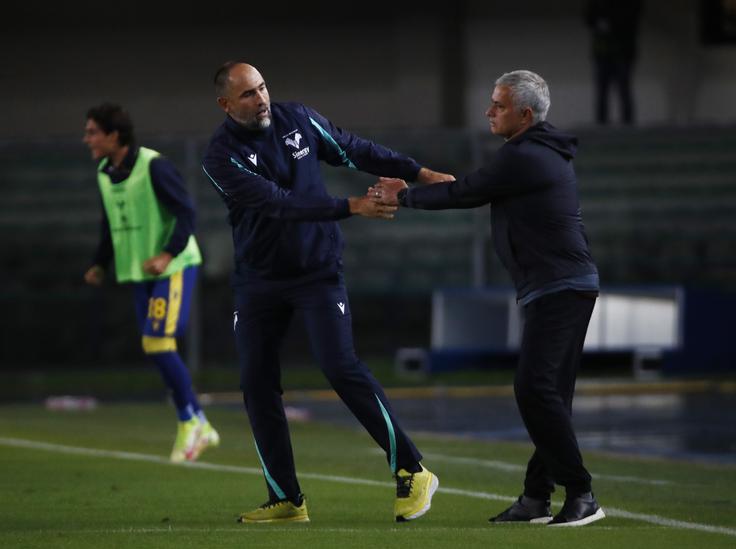 Igor Tudor je Joseju Mourinhu prizadejal prvi poraz v tej sezoni. | Foto: Reuters