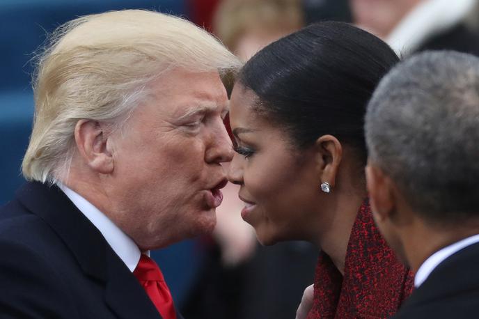 Donald Trump, Michelle Obama | Donald Trump in Michelle Obama sta v ZDA po Gallupovi raziskavi letos najbolj občudovana. | Foto Reuters