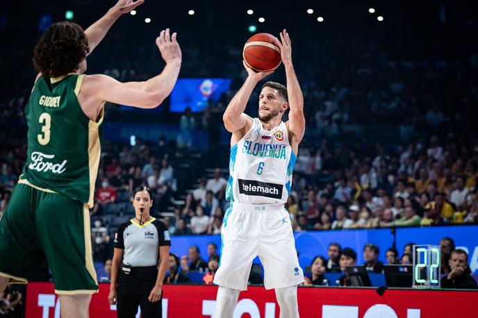 slovenska košarkarska reprezentanca Slovenija : Avstralija SP 2023 Aleksej Nikolić | Aleksej Nikolić je bil z 19 točkami prvi strelec tekme. | Foto FIBA