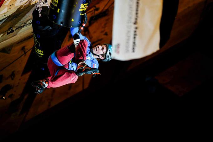 Gregor Šegel tekoče, odločno in brez napak svoji krstni zmagi v kontinentalnem pokalu naproti. | Foto: Robert Hendrikson