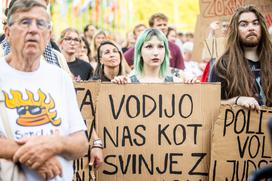 protestni shod, Ljubljana