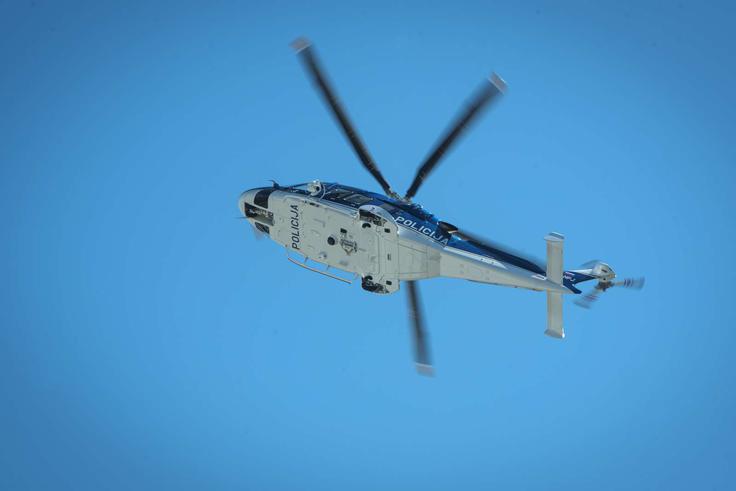 Policijski helikopter | Foto: STA ,