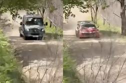 Voznik avtovleke sledil navigaciji in skoraj zakuhal škandal