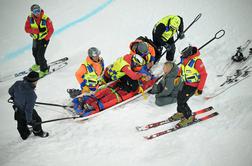 Spodbudne novice: smučarka prostega sloga Sharpe po hudem padcu v stabilnem stanju