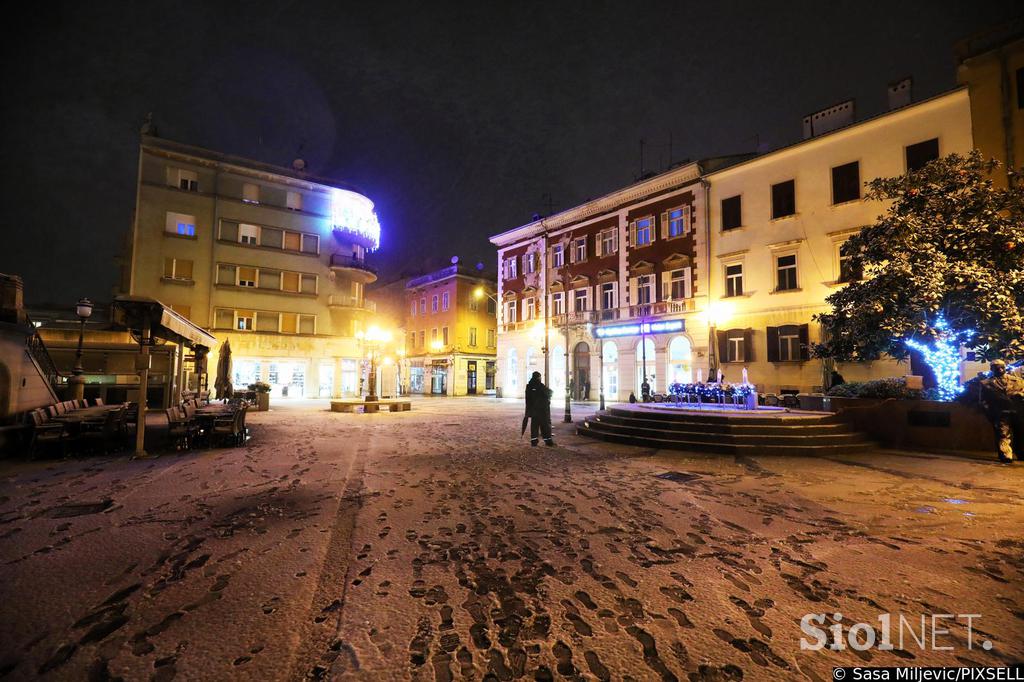 sneg, zima, Hrvaška