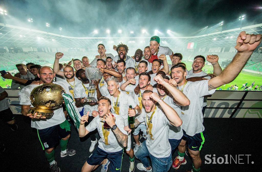 Olimpija Pokal Slavje Nogomet Finale Stožice