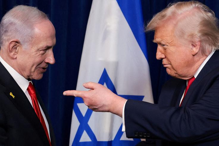 Benjamin Netanjahu, Donald Trump | Foto: Reuters
