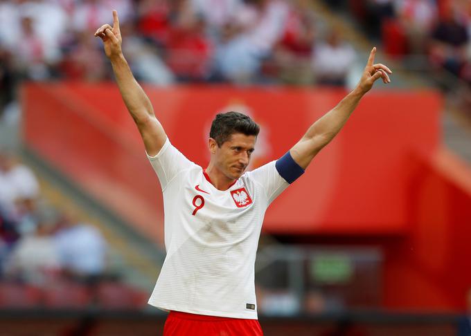 Prihodnji teden bo v Sloveniji gostoval veliki zvezdnik Bayerna in poljskega nogometa Robert Lewandowski. | Foto: Reuters