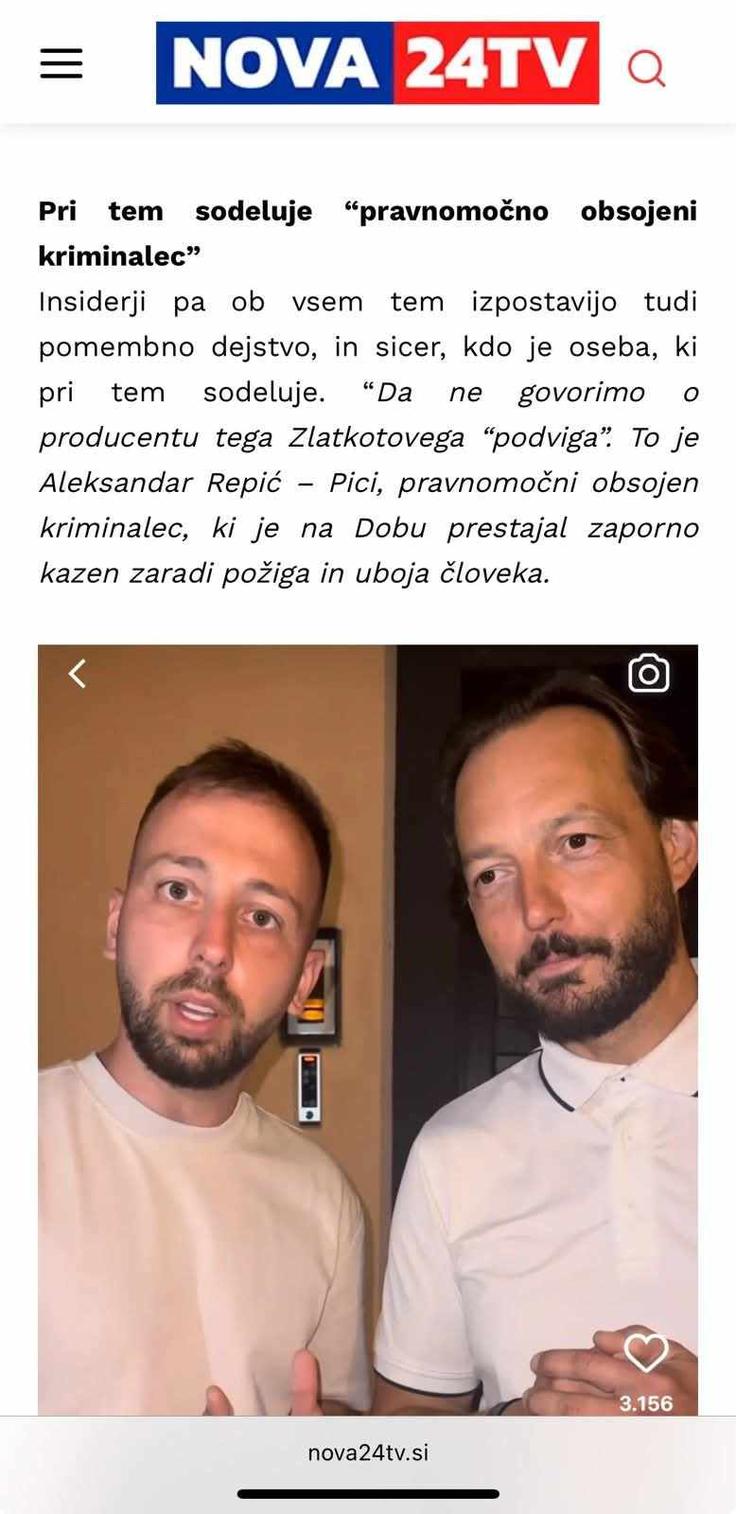 Podpis pod fotko: Repić je lahko za nekatere, odvisno od potrebe, enkrat kriminalec, drugič odrešitelj.  | Foto: 