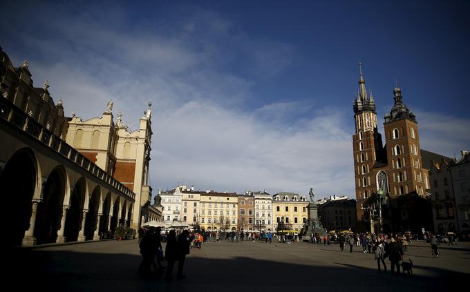 V Krakovu po Klemnovih podatkih živi 15 Slovencev, ki se občasno družijo, povezujejo pa se predvsem prek facebook skupine, po celotni Poljski pa je razkropljenih okoli 200 slovenskih državljanov.  | Foto: Reuters