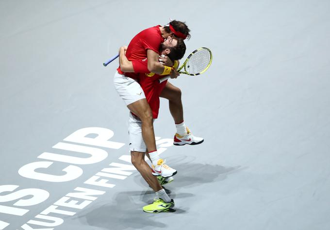 Rafael Nadal in Marcel Granollers sta priigrala napredovanje Špancem. | Foto: Reuters