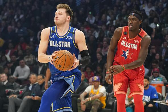 Dončić za zdaj drugi med branilci Zahoda za All-Star