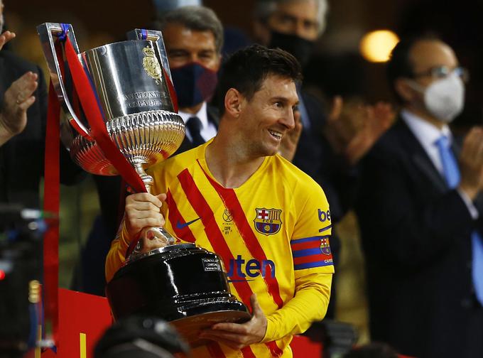 V zadnji sezoni je z Barcelono osvojil španski pokal. | Foto: Reuters
