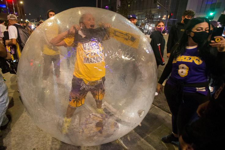 LA lakers navijači | Foto: Reuters