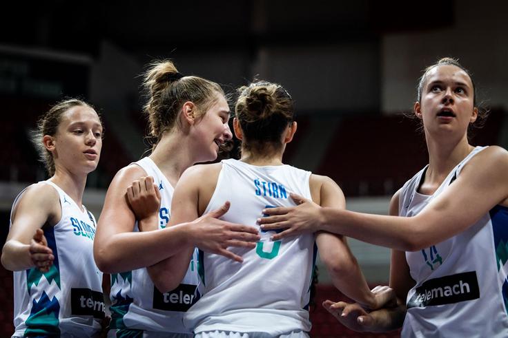 Slovenska ženska košarkarska reprezentanca U18 | Foto: Fiba Europe