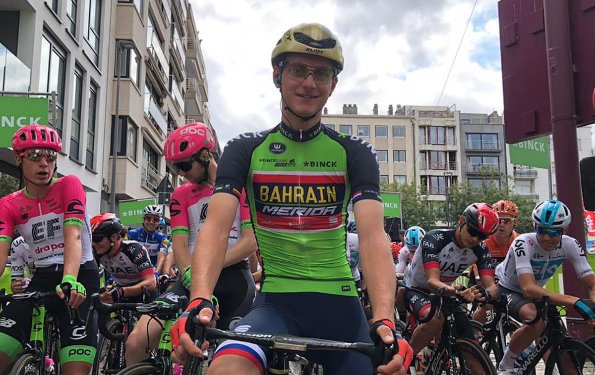 Matej Mohorič | Matej Mohorič tudi po 4. etapi dirke BinckBanka Tour ostaja v vodstvu skupnega seštevka.   | Foto Facebook