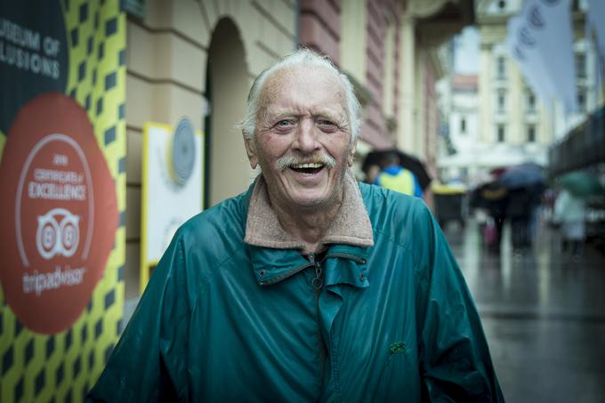 Upokojeni fizik Ivan Bartol nikoli ne izpusti ljubljanskega maratona. | Foto: Ana Kovač