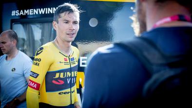 Roglič bo mirno zaspal, nesrečnemu Tratniku namenil spodbudne besede #video