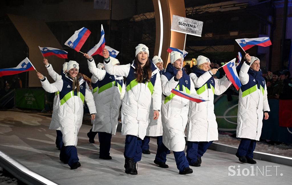 otvoritev ZOI mimohod Slovenija