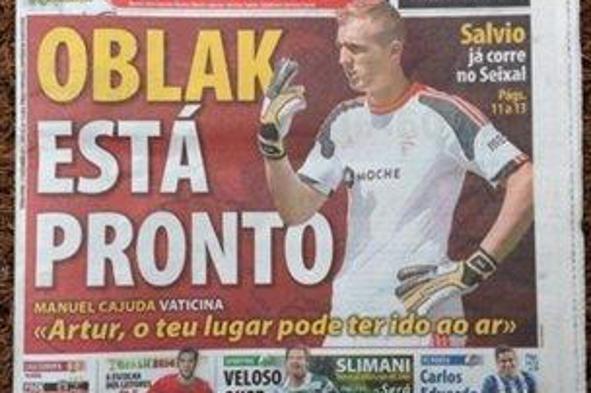 Oblak na naslovnicah portugalskih časnikov
