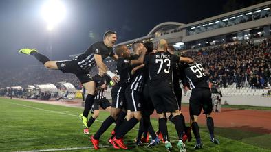 V Beogradu veselo, Partizan prvi po Mariboru