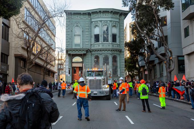 San Francisco selitev hiše | Foto: Reuters