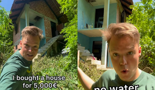 Hiša na Balkanu za pet tisoč evrov? Kupil jo je ameriški vplivnež. #video