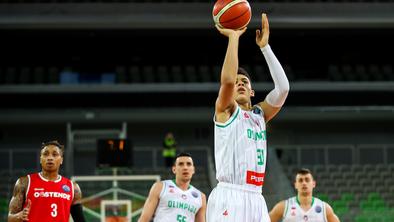 Olimpija visoko izgubila v Zagrebu, Murićevi pa pri prvaku