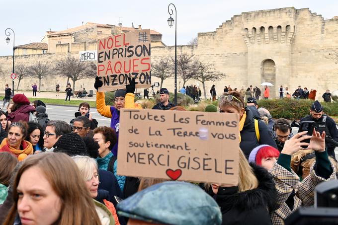 Avignon, sojenje, Gisele Pelicot, posilstvo | Foto: Reuters