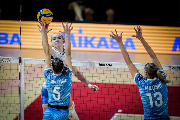 Odbojkarsko SP: Slovenija : Češka | Foto: VolleyballWorld