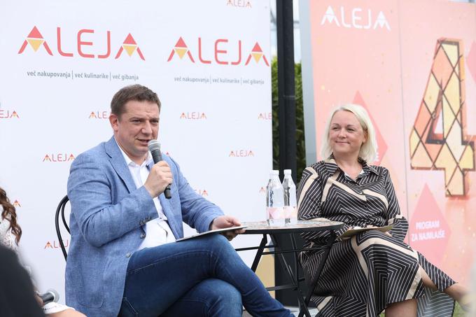 Toni Pugelj, direktor ALEJE, in Klavdija Miklavžin, vodja marketinga v ALEJI | Foto: Aleja