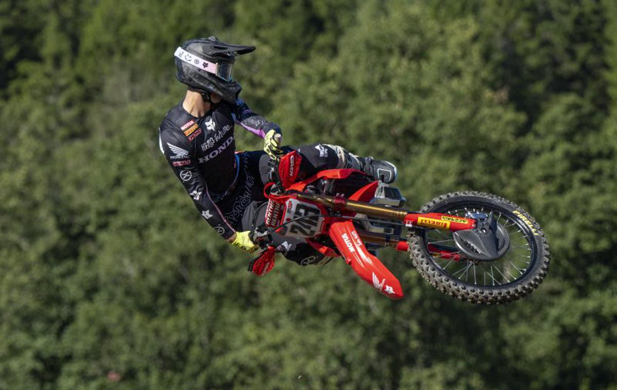 Tim Gajser Švedska Honda | Tim Gajser je na VN Švedske osvojil 12. mesto, a bil na progi tretji najhitrejši. | Foto Honda Racing/ShotbyBavo