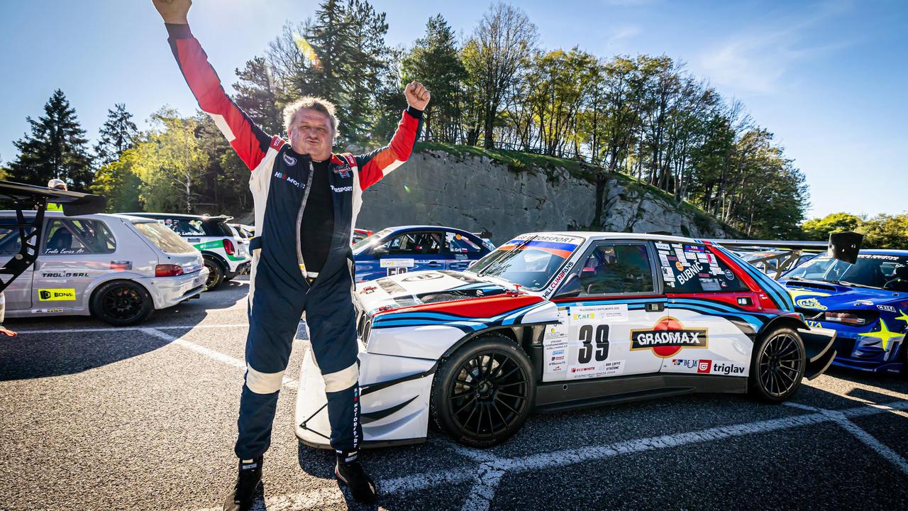 Že 13. naslov gorskega prvaka – Milan Bubnič in lancia delta sta zdržala do cilja
