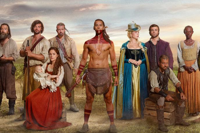 Junij na Epic Drama | V drugi sezoni serije Jamestown bodo glavni junaki in junakinje še naprej premagovali izzive pri ustvarjanju novega življenja v prekrasni, a neizprosni deželi. | Foto NBCU