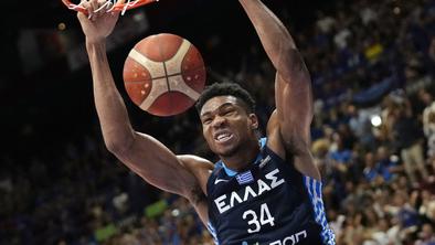 Antetokounmpo s težkim srcem odpovedal nastop na SP