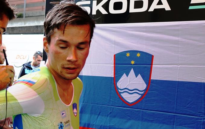 "Zavedati se moraš svojih sposobnosti. Na Galibierju (na francoskem Touru) sem dobil potrditev, da lahko in imam to čast, da pišem zgodovino slovenskega kolesarstva," je Roglič po dirki povedal za STA.  | Foto: KZS/Aleš Kalan