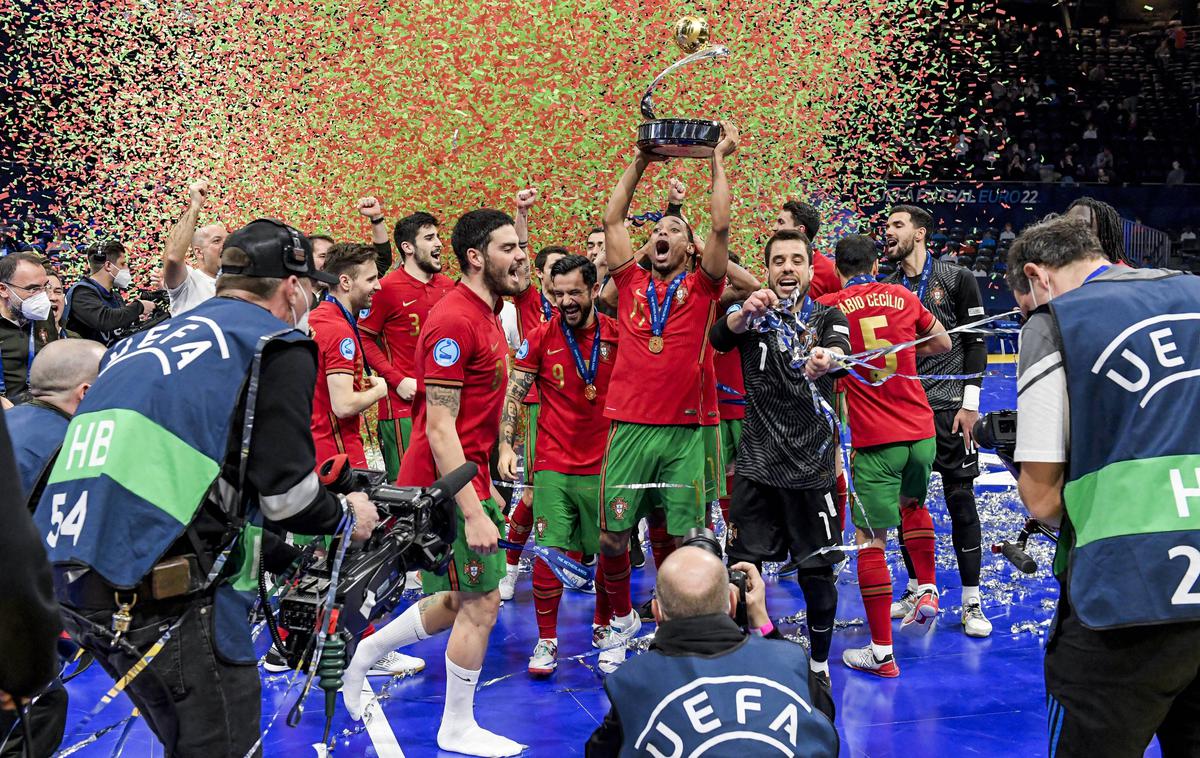 Portugalska Futsal | Portugalci so ubranili naslov evropskega prvaka iz Slovenije (2018). | Foto Guliverimage