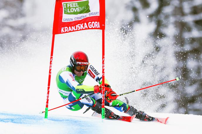 Žan Kranjec Kranjska Gora 2025 | Žan Kranjec je bil na domačem veleslalomu v Kranjski Gori samo 16. | Foto Aleš Fevžer