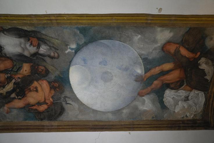 Caravaggieva poslikava Jupiter, Neptun in Pluton | Foto: Guliverimage/AP