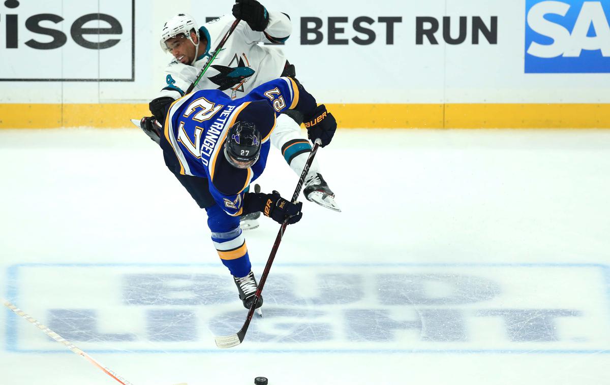 SJ Sharks ST Blues | Hokejisti St. Louis Blues so si priigrali zaključni plošček za finale. | Foto Reuters